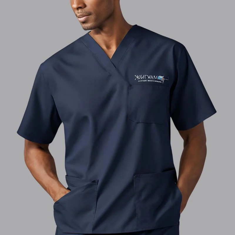 men's navy blue scrubs