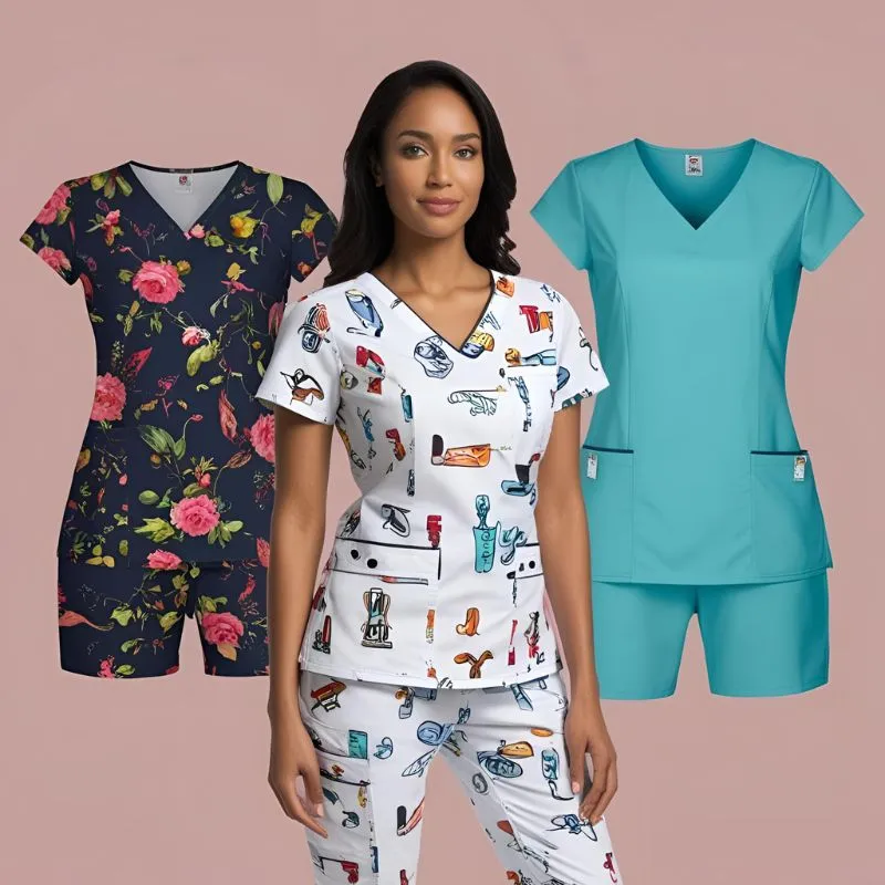 Printed Scrubs
